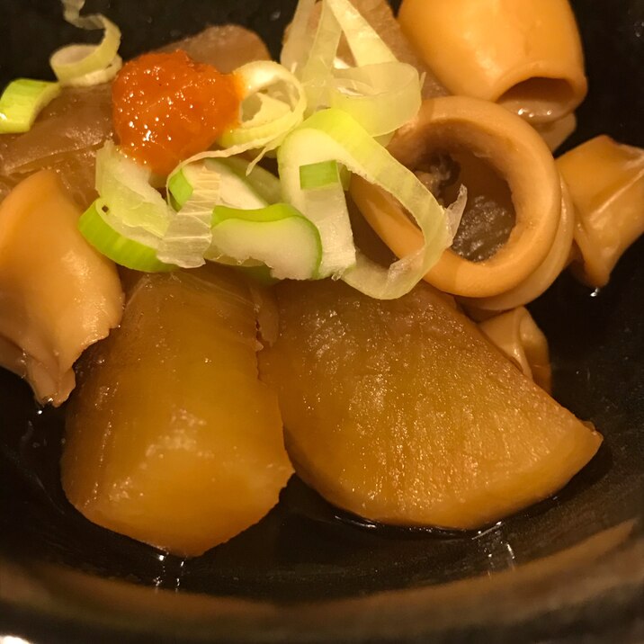 イカと大根の煮付け